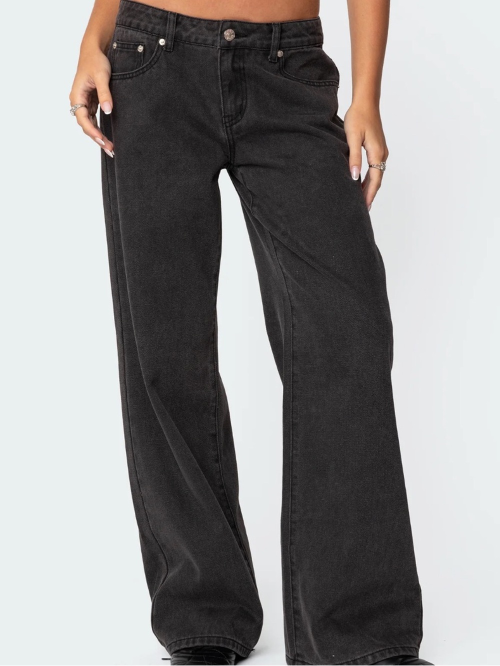 Edikted low rise jeans